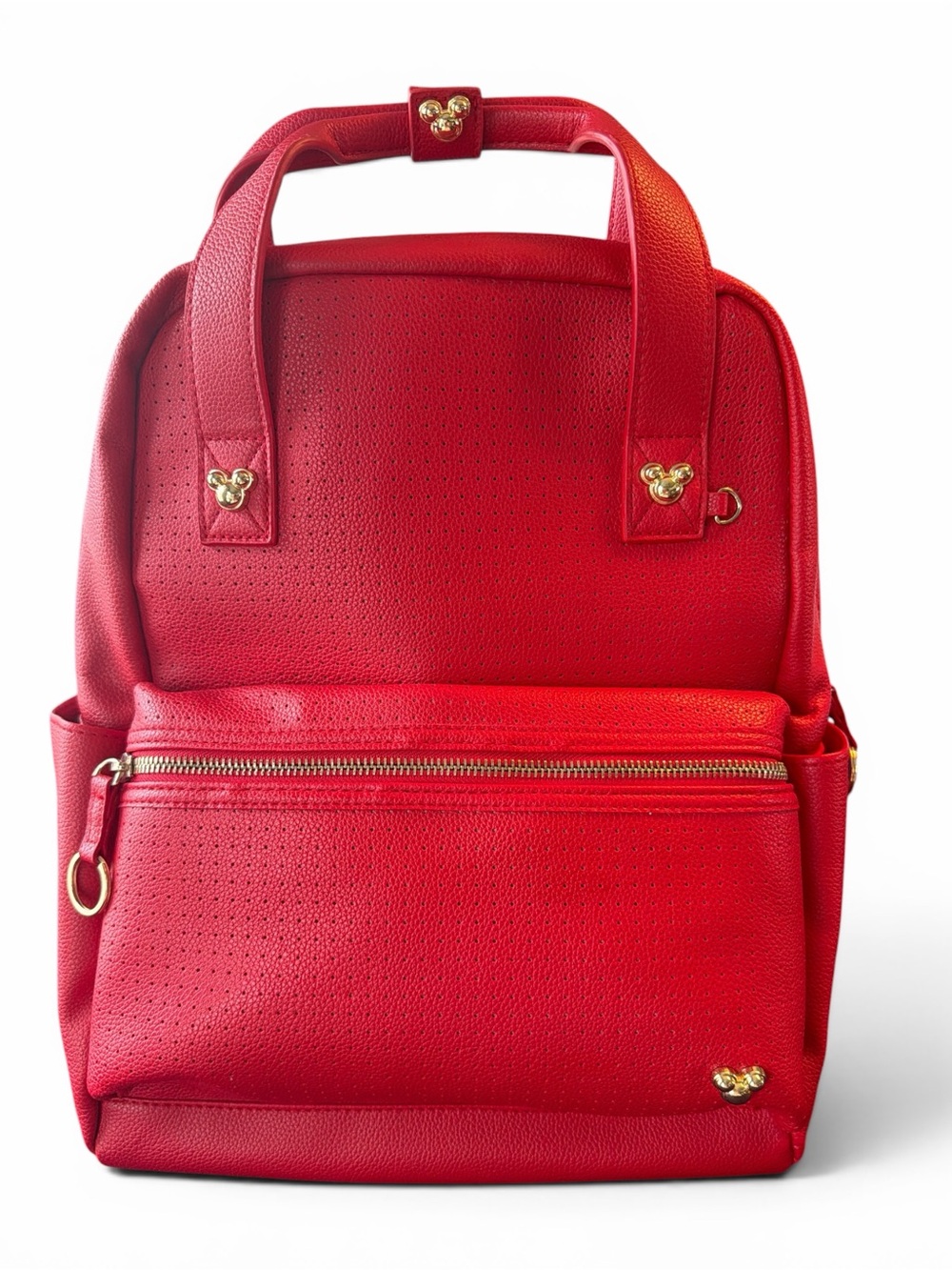 Disney Pin Women’s Faux Leather Backpack In Red
